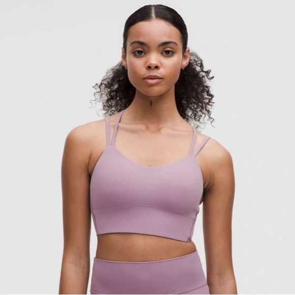 Lululemon Athletica NWT Like a Cloud Longline Bra in Lavander Lux Sz 10